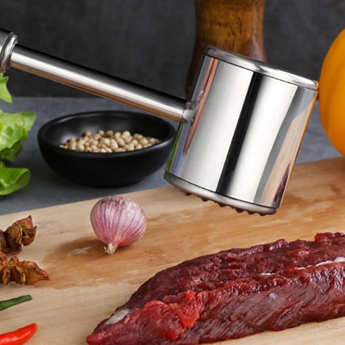Martillo Ablandador de Carne Acero Inoxidable KALLORY miniatura 6
