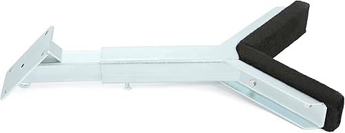 Miniatura 9 de KUAFU Reposacabezas compatible con lengüetas de remolque de 3 pulgadas de ancho (3 x 3 o 3 x 4) para remolque de barco, soporte de acero galvanizado