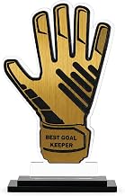 SIGN EVER Personalised Best Football Goal Keeper Award Trophy | Customized Tournament Award for Schools and Sports Clubs