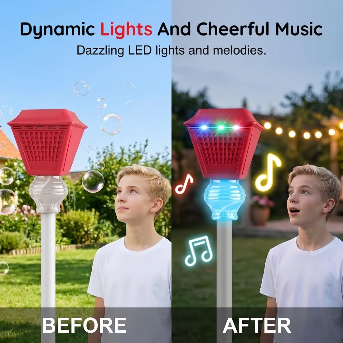 2026 Seifenblasen Ständer, Bubble Maker Ständer mit Licht und Musik, Seifenblasenmaschine Kinder für Eltern-Kind-Aktivitäten, Gartenpartys, Höhenverstellbar(Blau)