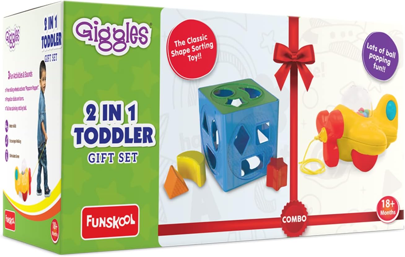 Buy Funskool Giggles, Nico The Giraffe, Cute little Giraffe, Pull Along