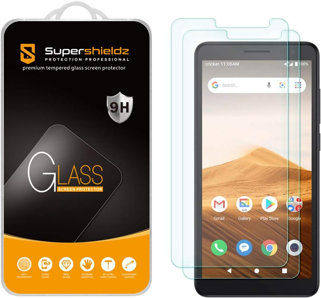 Supershieldz (2 Pack) Designed for Alcatel Apprise/Glimpse/Volta/Alcatel 1B (2020) Tempered Glass Screen Protector, Anti Scratch, Bubble Free