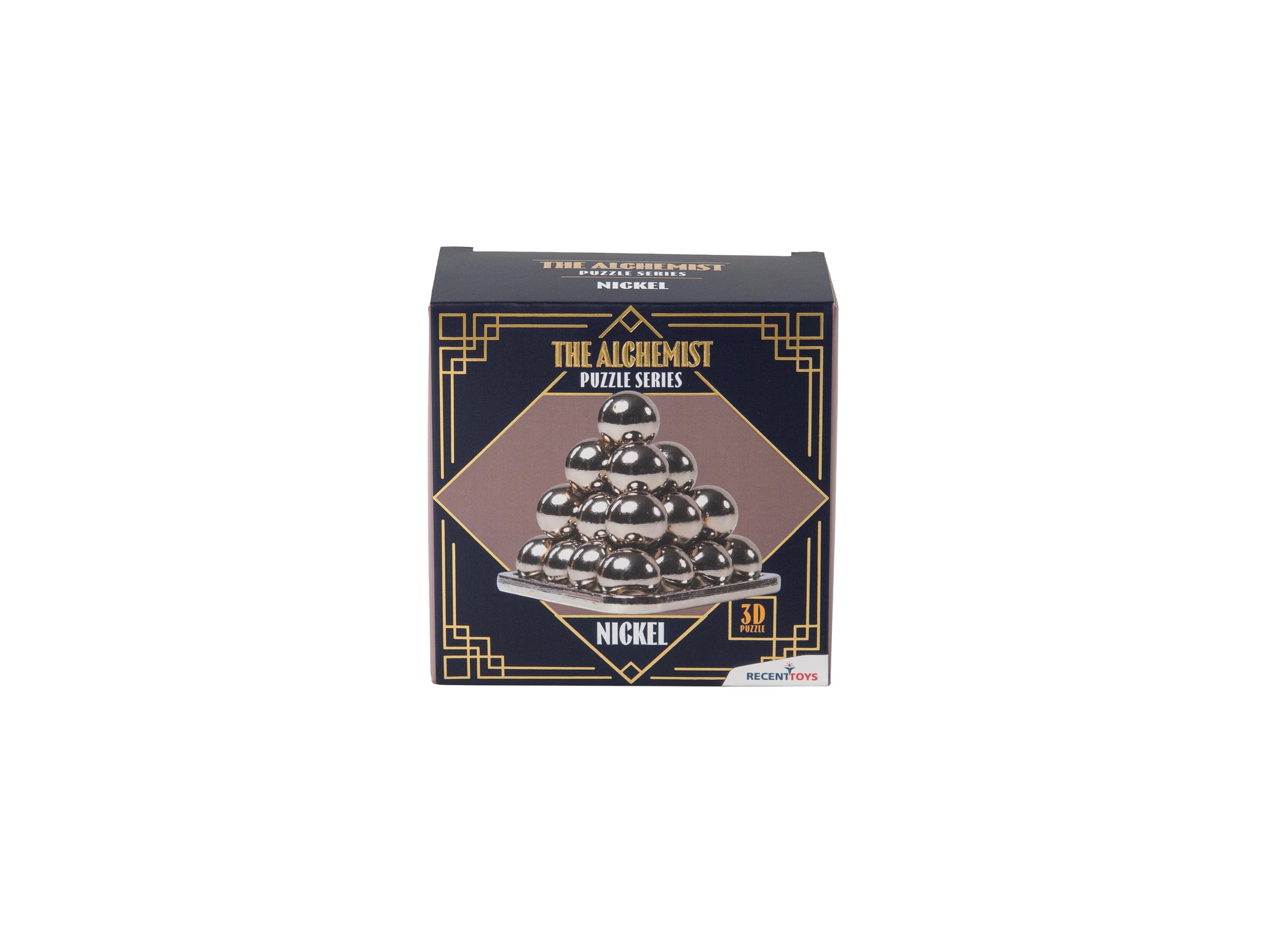 Recent Toys The Alchemist Puzzle - Nickel - Metal Brain teaser disentanglement puzzle for adults and teenagers gifts for teenagers - Image 4