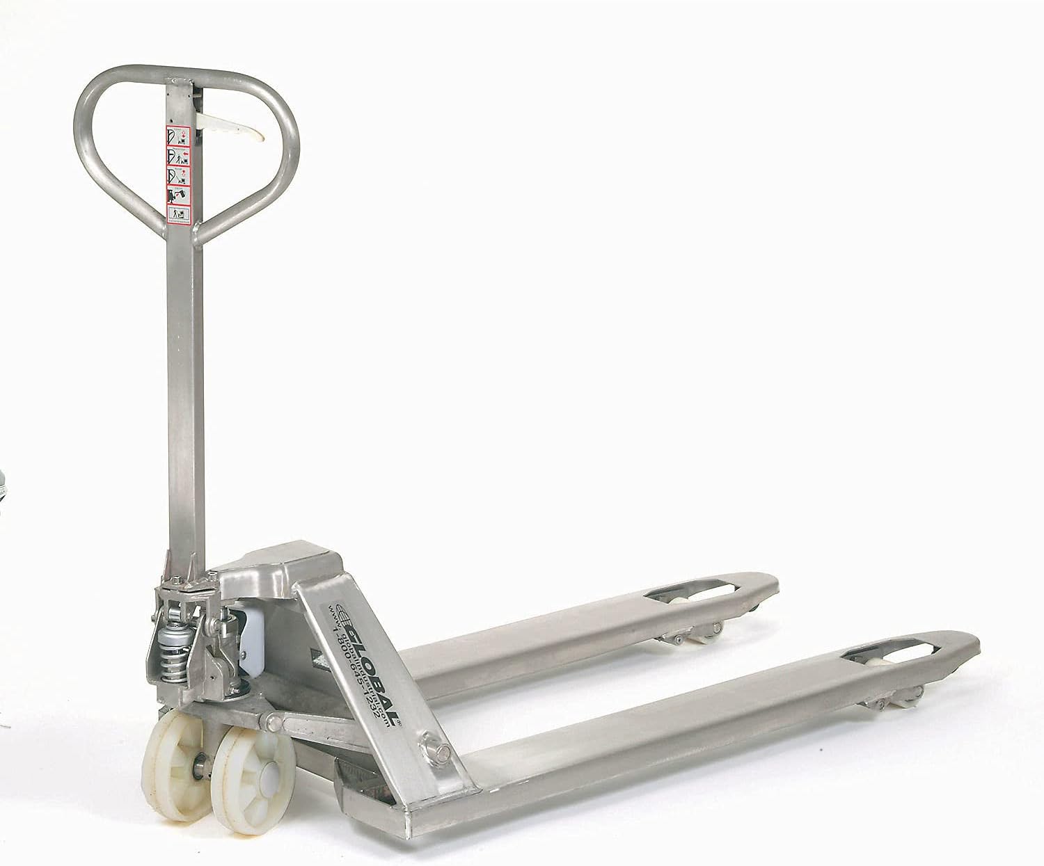 Global Industrial Pallet Jack Truck, Stainless Steel, 27 x 48, 4400 Lb. Capacity