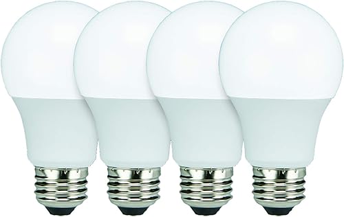 TCP L9A19D1541K4 LED equivalente a 60 vatios  Bombillas de luz, forma A19, blanco frío, 4 unidades disponible en Yaxa Peru