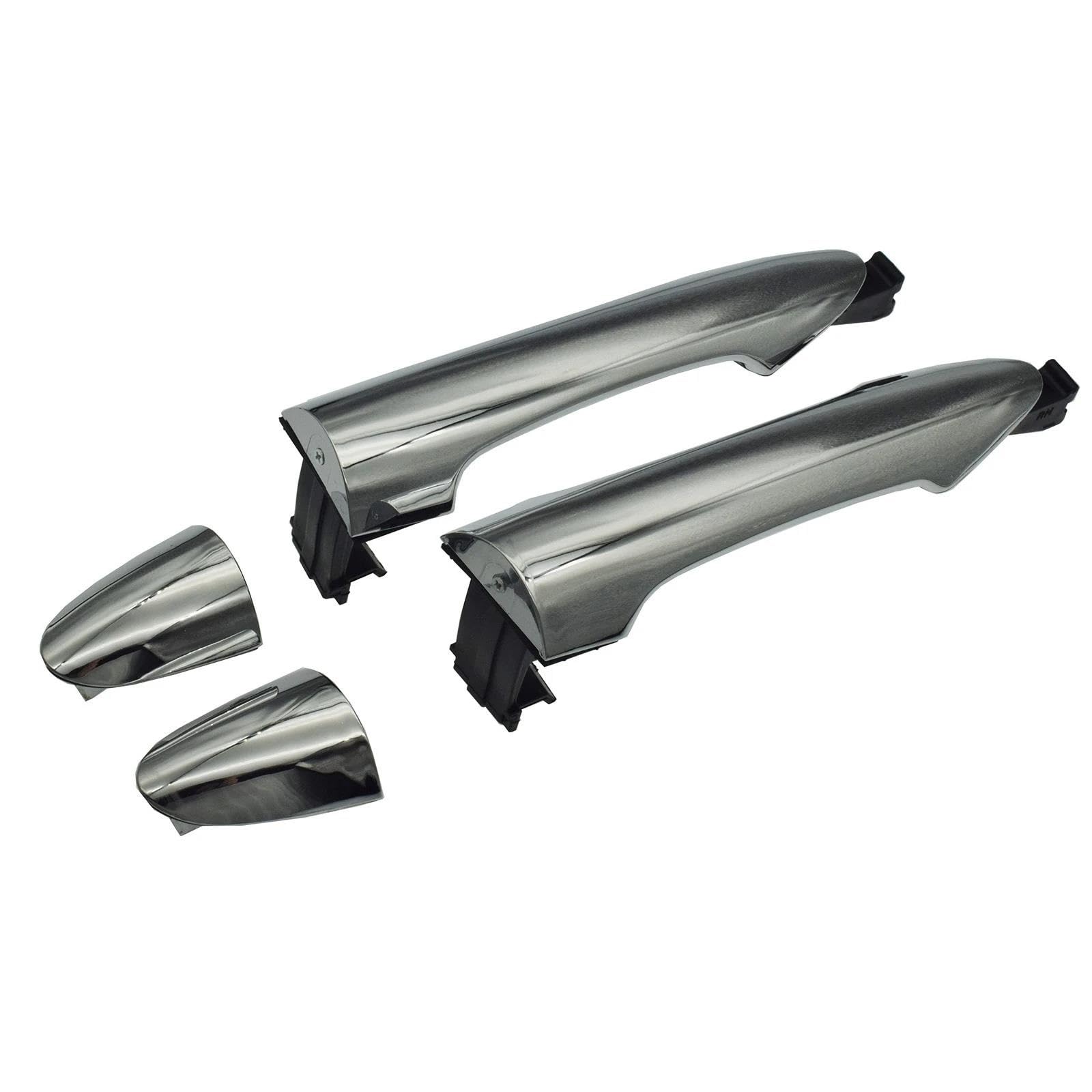Piumuximgy Rear Left And Right Car Exterior Door Handles For Kia For Picanto Morning 82651-1Y000 82661-1Y000 83651-1Y000 83661-1Y000 Car Chrome Outside Exterior Door Handle