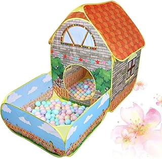 Garneck Barraca De Base Secreta Para Cabine Infantil Barraca Externa Barraca De Bebê Barraca Externa Para Crianças Casa Barraca Infantil Playhouse Piscina De Bola Fio De Aço