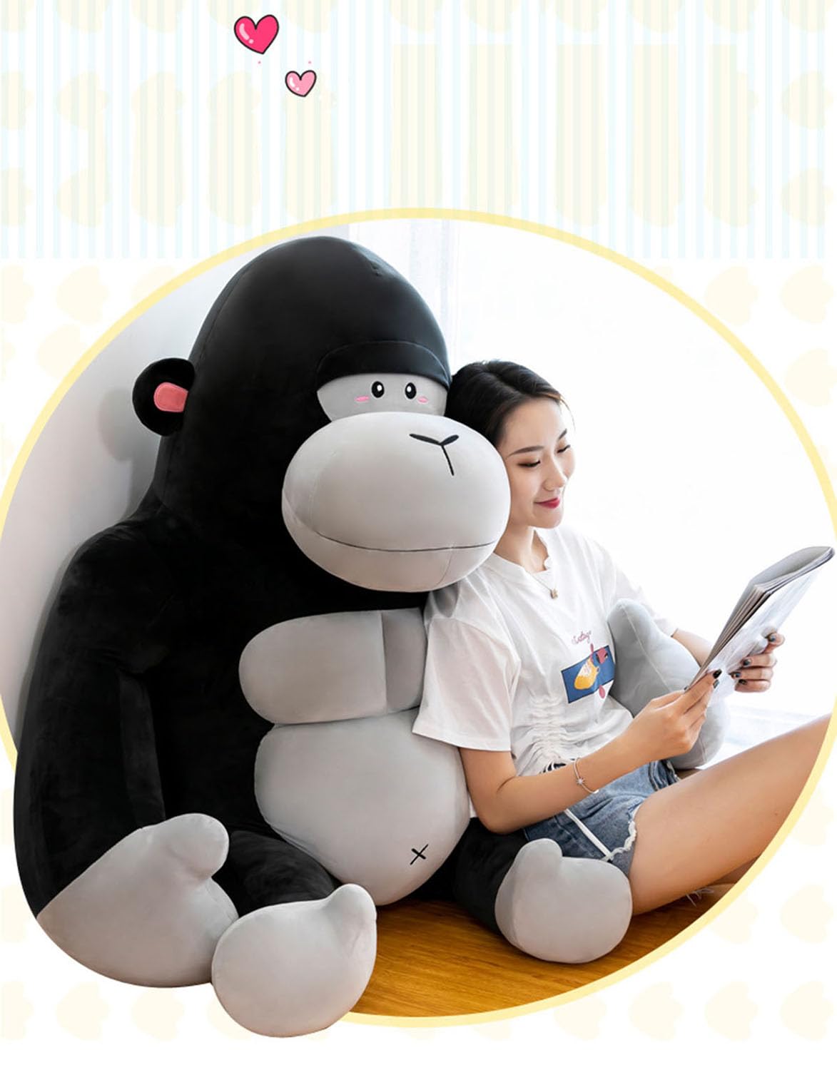 ゴリラ　特大　ぬいぐるみ　DAKIN ゴリラ特大ぬいぐるみDAKIN