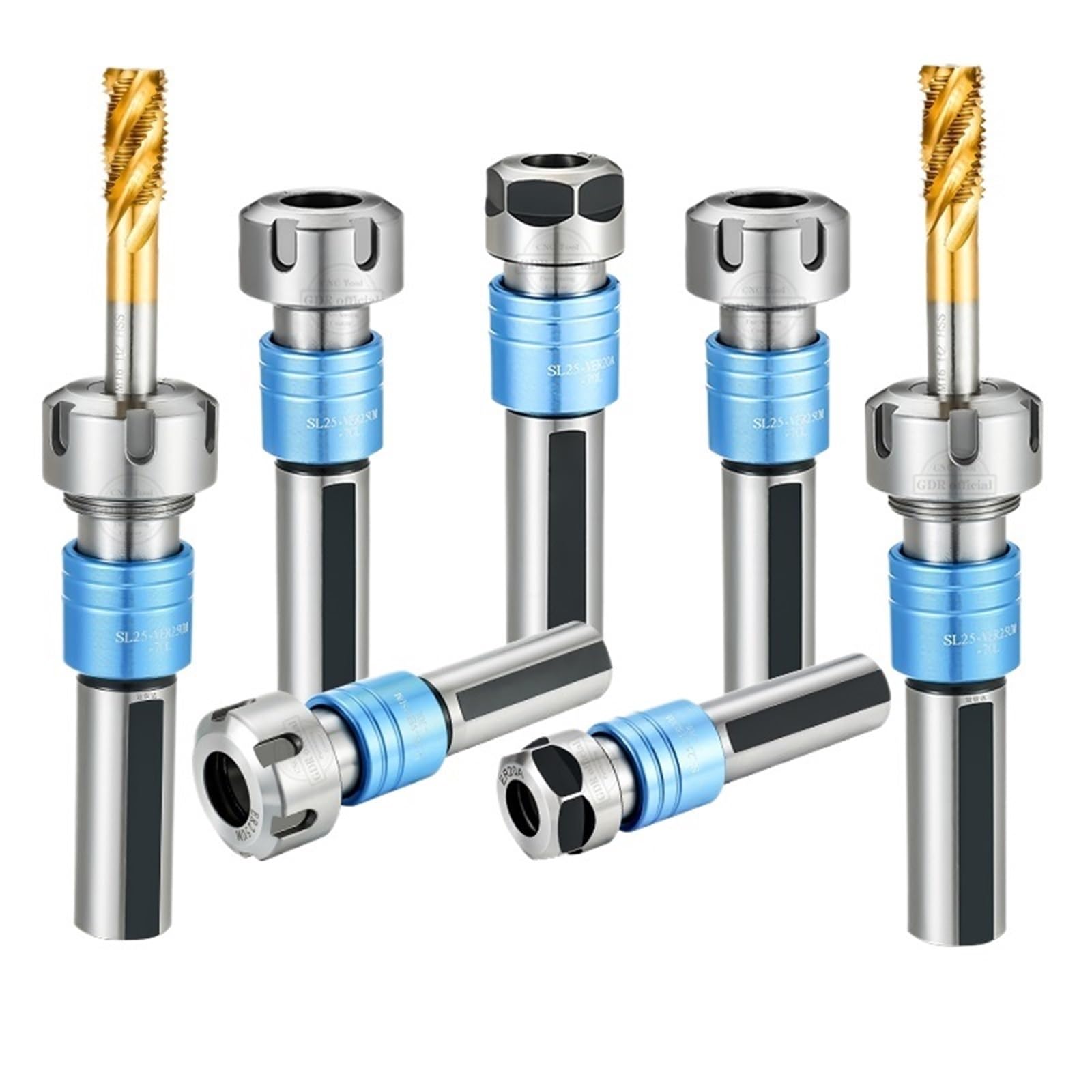 Soporte de herramientas C32 VER25 flotante pinza ER32 mandril de vástago recto CNC
