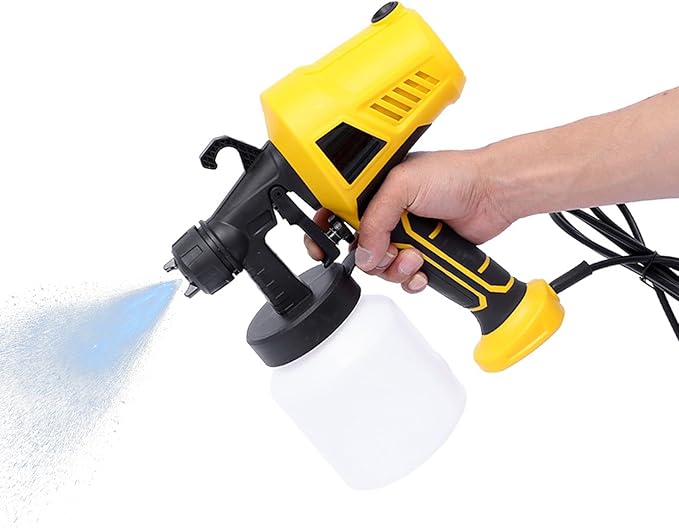 Amazon.com: IINCOOY 500W Air Compressor Portable Paint Sprayer 800ML ...