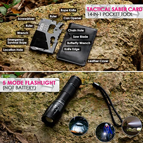 vioview Kit De Sobrevivência De Emergência E Kit De Primeiros Socorros, Kit De Autodefesa, Kit De Se
