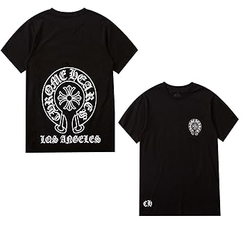 Amazon | ['クロム・ハーツ:]Tシャツ メンズ 半袖 ホースシュー