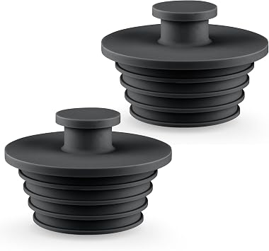 Aluvor Bathtub Stopper 2pcs Sink Stopper Tub Plug Bathroom Shower Drain Plug Silicone Bathtub Drain Plug Tub Drain Stopper Washbasin Stopper