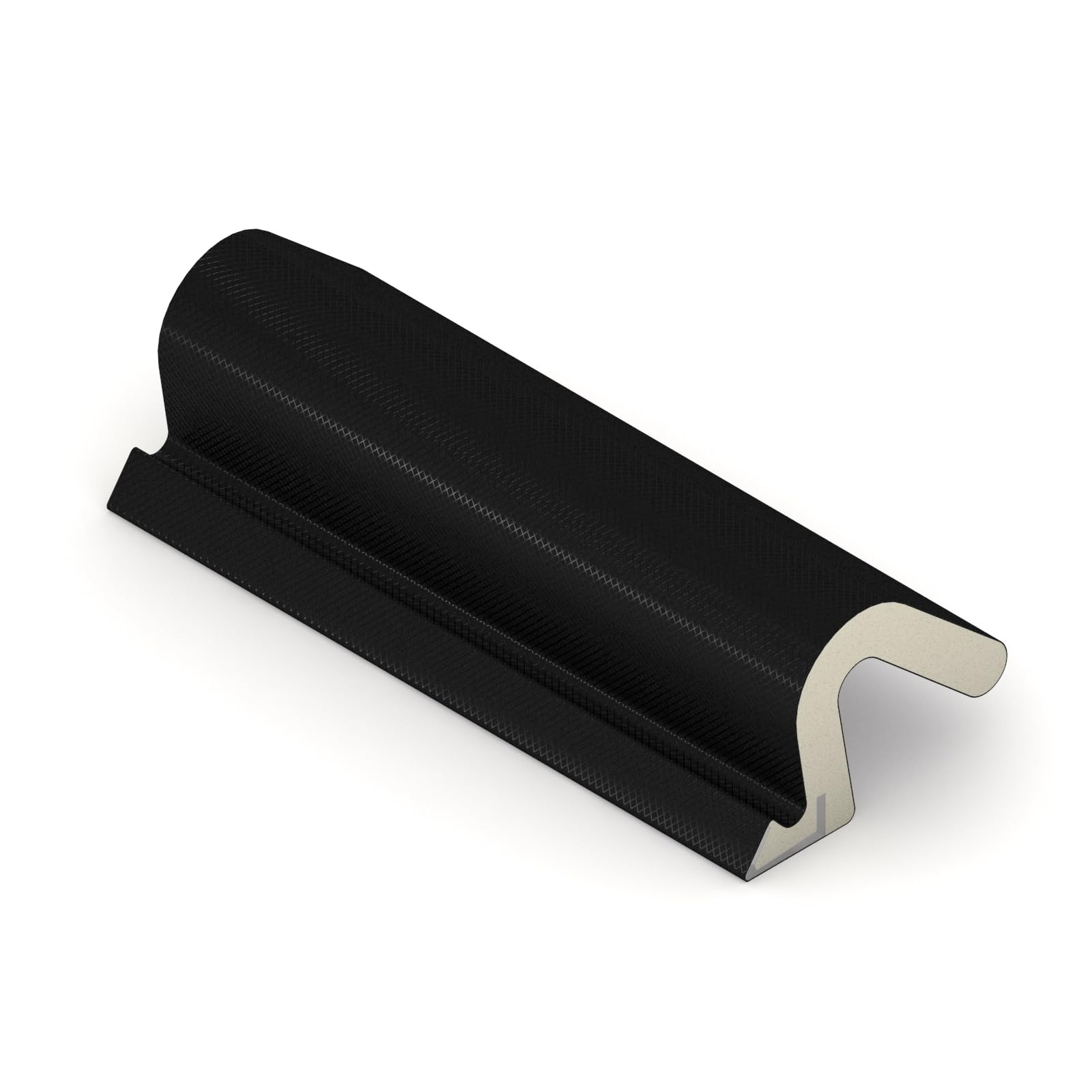 Aquamac 89 Weather Draught Seal Qlon Black 2.1 Mtr Length 17mm X 11mm