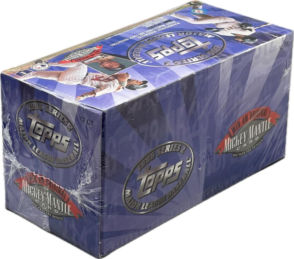 Amazon.com: 1996 Topps Series 2 Baseball Jumbo Pack Hobby Box