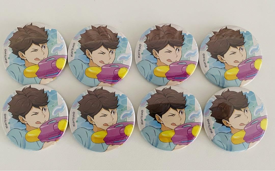 Amazon.co.jp: キャラバッジコレクション 缶バッジ 水遊び 及川徹 