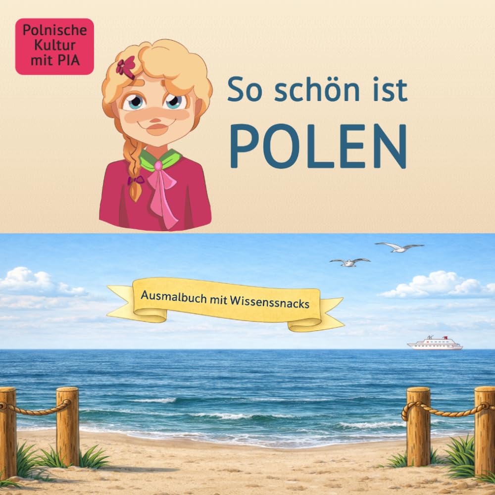 So schön ist Polen: Ausmalbuch mit Wissenssnacks