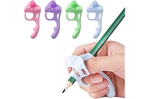 4-Piece Pencil Grips for Kids, Left or Right-Handed