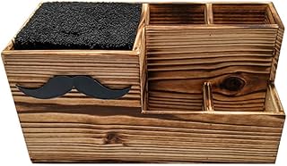 Beaupretty Salon Scissors Holder Rack Wooden Hairdresser Scissor Storage Keeper Hairdressing Combs Clips Desktop Desk Organizer Accessories for Salon Office Home