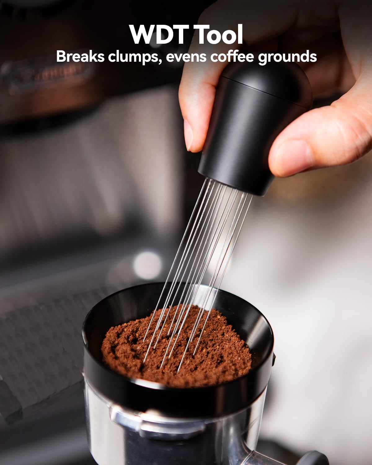 Zestaw akcesoriów Espresso 51 mm, Tamper, Dystrybutor Kawy, WDT Tool