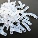 SoundOriginal 5050 LED Light Strip Fixing Silicon Clip - 5050 5630 300 RGB 5m 16.4ft Waterproof LED Translucence Silicone Mounting Bracket for LED Strip Lights - 12.5mm / 0.5inch (100pcs/pack)