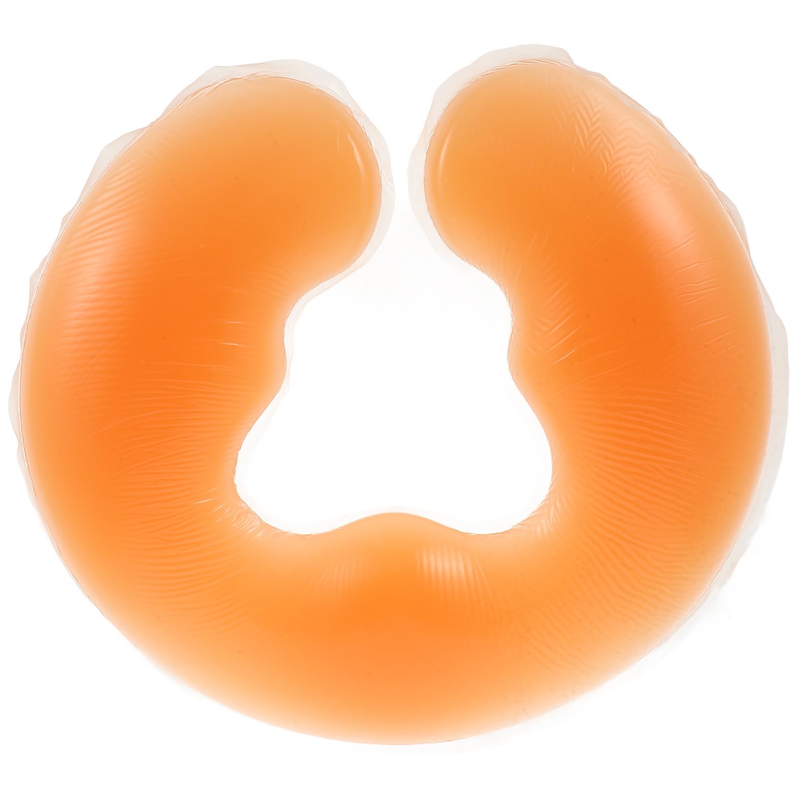 Coussin massage visage U silicone orange compact pour salon et voyage - 8