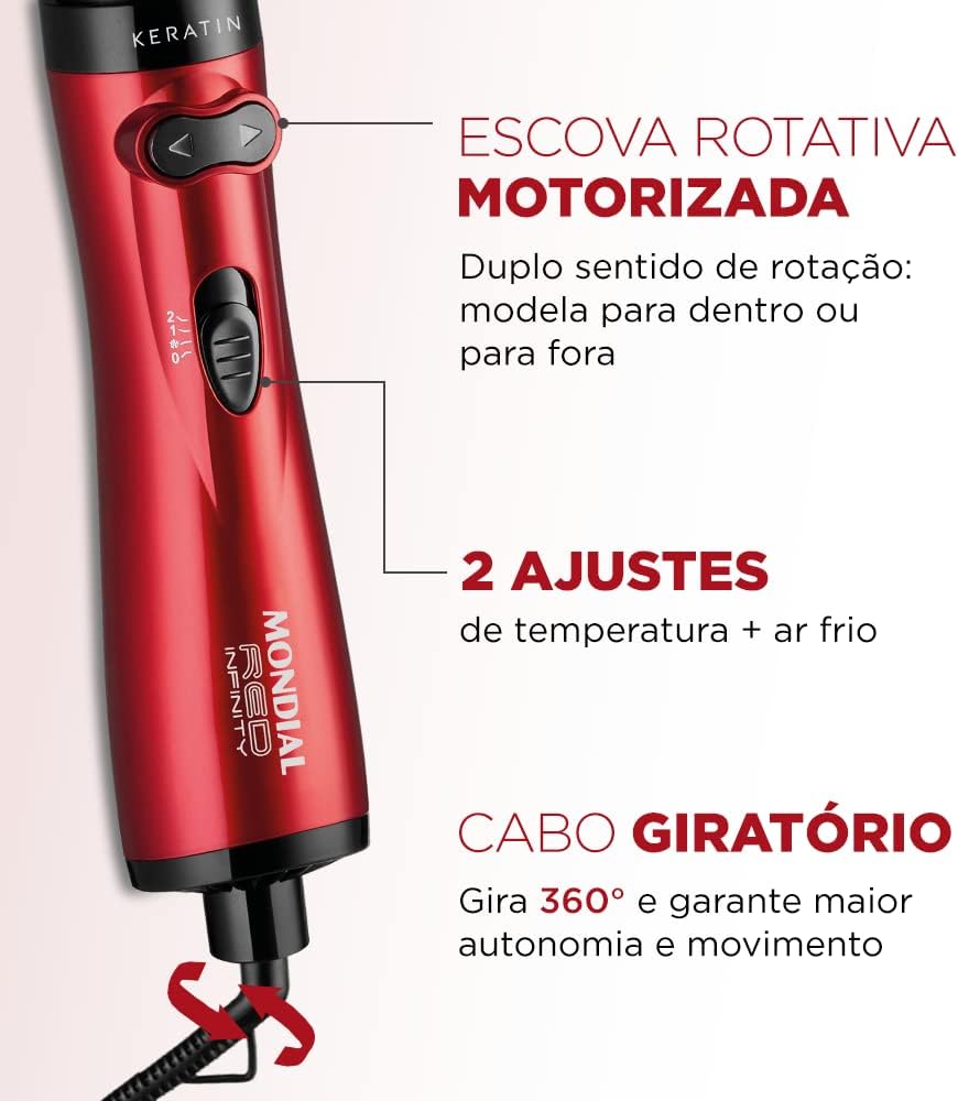 Escova Rotativa Infinity Keratin Mondial: Review após 7 dias de uso