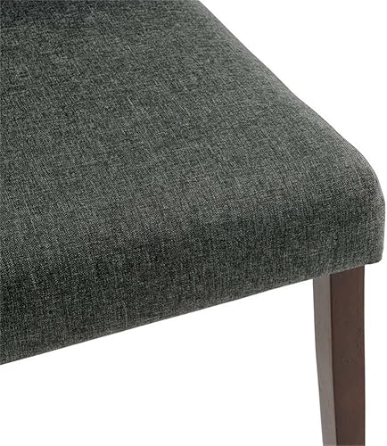 Miniatura 8 de Modway Prosper - Juego de 2 sillas auxiliares tapizadas de tela para comedor, color gris Gris,Azul