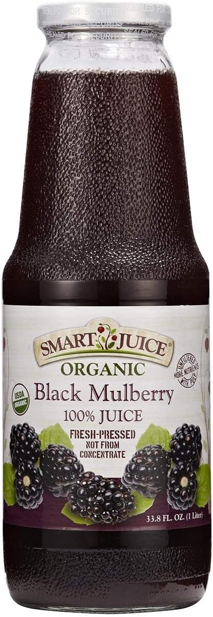 (NOT A CASE) 100% Juice Organic Black Mulberry