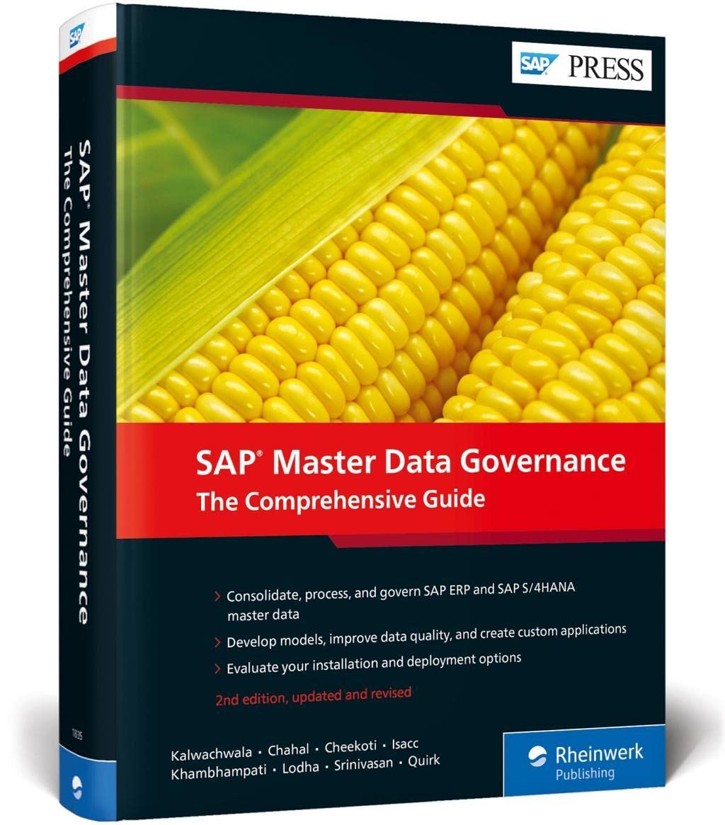 SAP Master Data Governance: The Comprehensive Guide Hardcover – 30 Sept. 2019