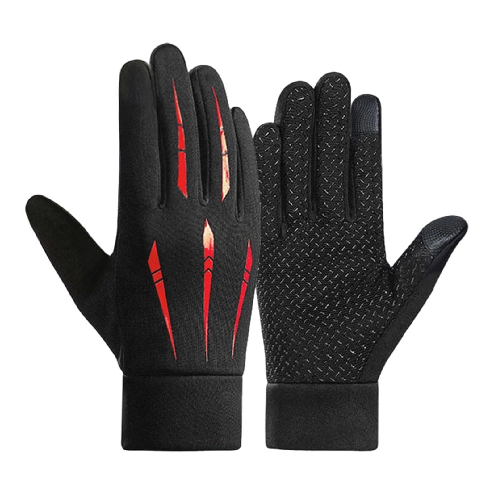 Lightweight Winter Gloves for Men Women Touchscreen Thermal Glove Non-Slip Elastic Cuff Gloves Warm Running Glove