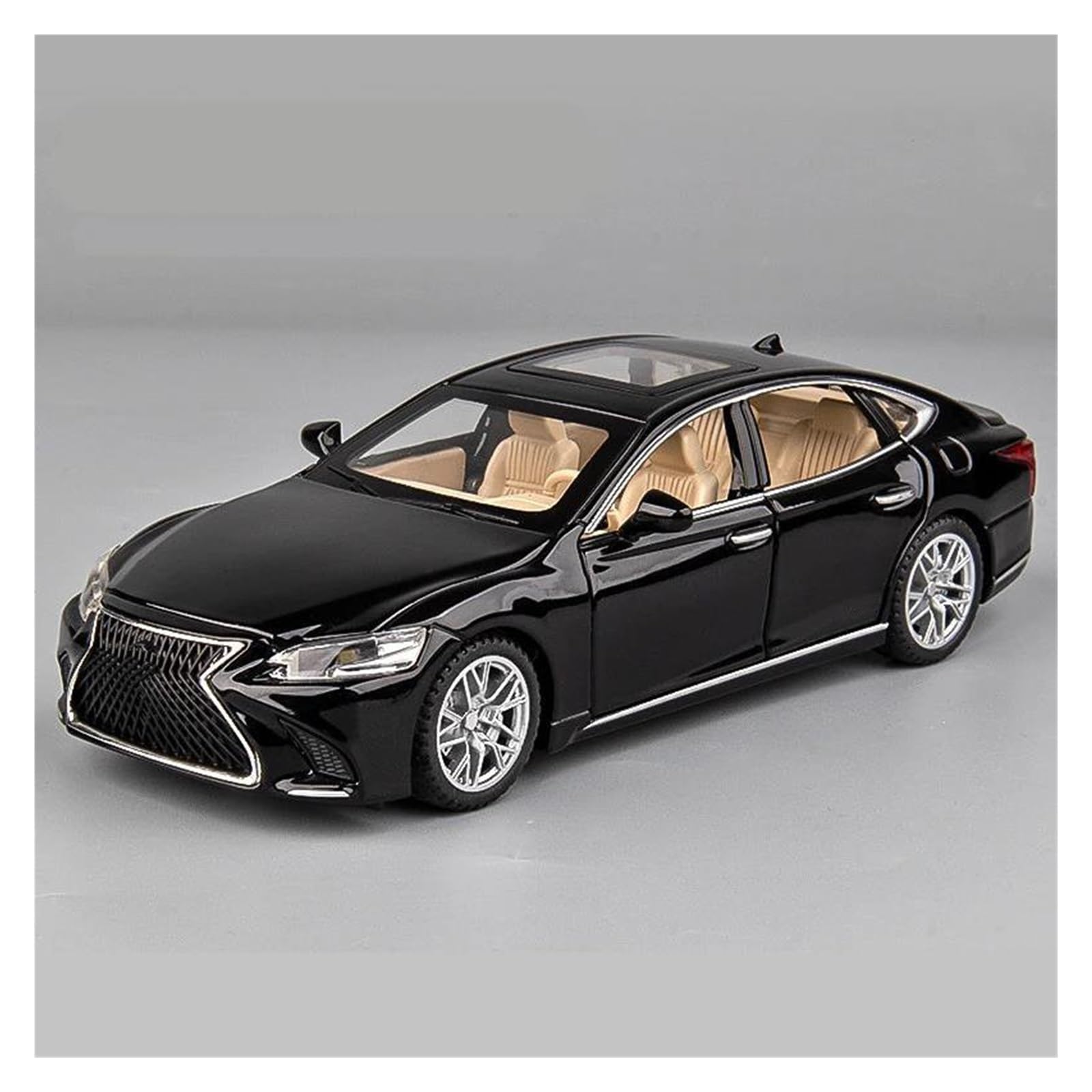 AUDSNI Die-Cast Diecast Car Model 1:32 For Lexus LS500H Car Diecast Metal Collection Model(Black)