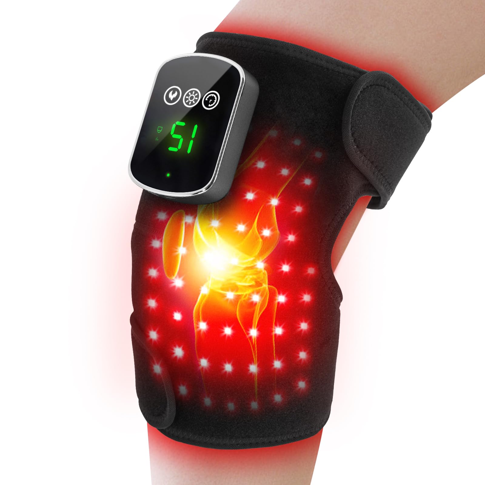Terapia de luz roja para rodilla cerca de dispositivo de calefacción de luz roja para cuerpo/articulación/codo/hombro 660nm y 850nm