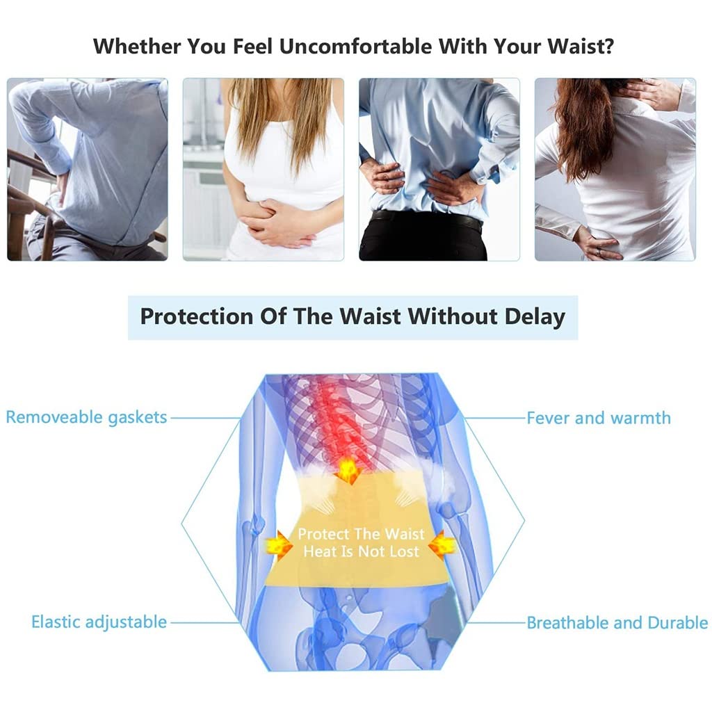 Cintura di Sostegno per la Schiena, Sollievo dal Dolore della Cintura Lombare Inferiore Regolabile for Sciatica, Mal di Schiena, ernia del Disco, stenosi spinale(M/Medium)