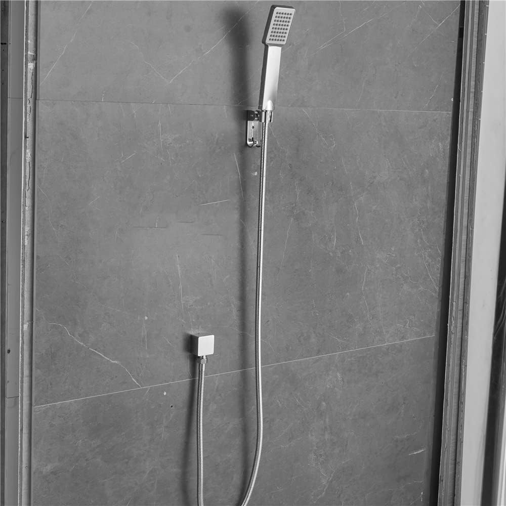 Faucet Wall Supply Elbow Drop Ell for Hand Held Shower Hose,Wall Union Water Supply for Handheld Shower Head,Shower System Wall Elbow Hand Shower Replacement Parts,Tub Hose Adapter Attachment,Chrome