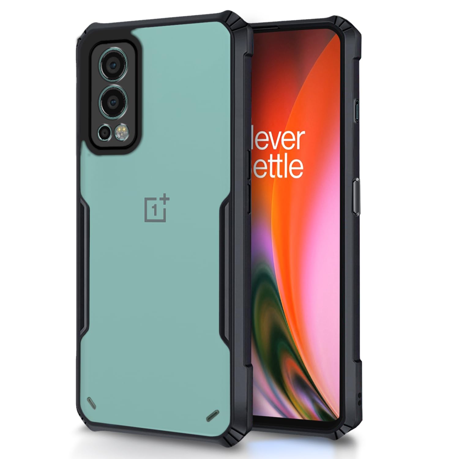 Pikkme OnePlus Nord 2 5G Back Cover Shockproof Bumper Clear Transparent Case for OnePlus Nord 2 5G (TPU+Plastic, Black) (B09BTPQ1MT) Amazon Price History, Amazon Price Tracker