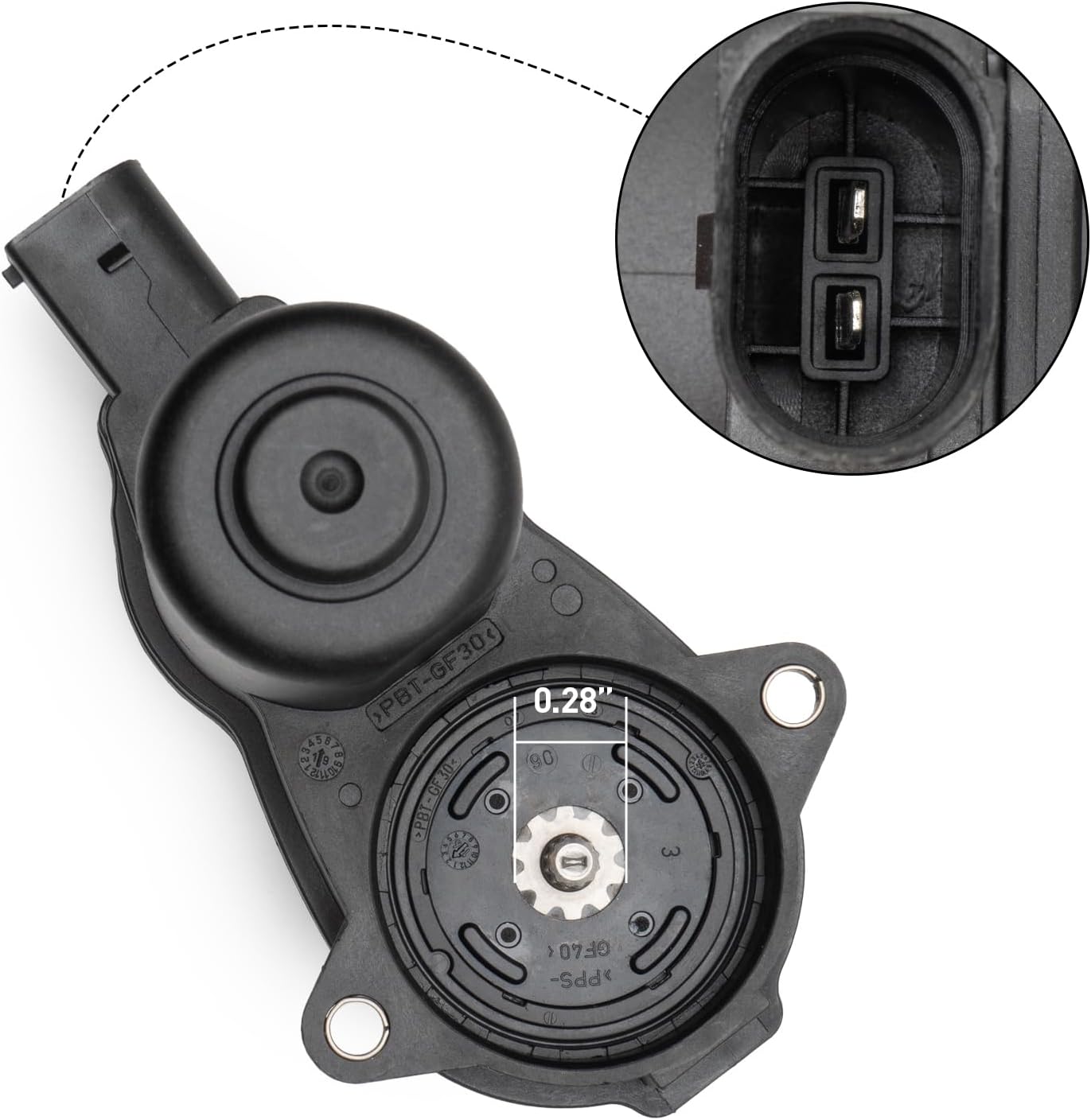 8K0998281 Parking Brake Control Module 12 teech 7mm Compatible with Audi A4 2009-2012 1.8L 2.0L 3.2L,Q5 2009-2012 3.2L 2.0L 3.0L,S5 2008-2011 4.2L 3.0L,A5 2008-2011 3.2L 2.0L,S4 2010-2012 3.0L