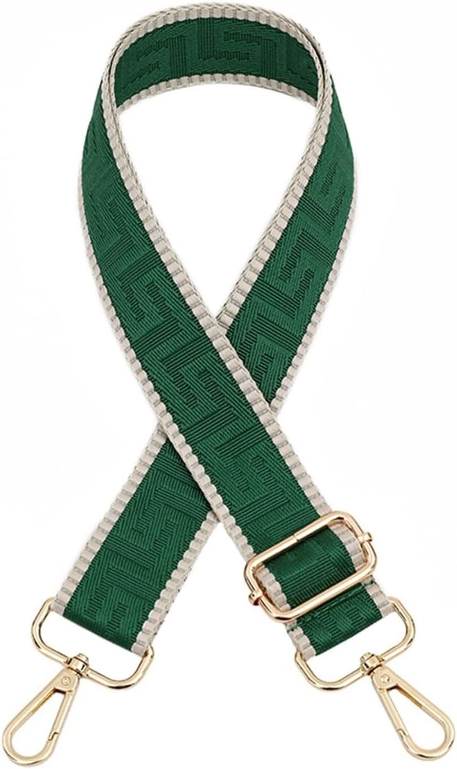 XIUNYIE Bag Strap Bag Straps for Crossbody Handbags Adjustable Belt Bags Replacement Shoulder Straps Accessories for Women Wide Strap for Handbags Gold Buckle Red, Green, Gold buckle