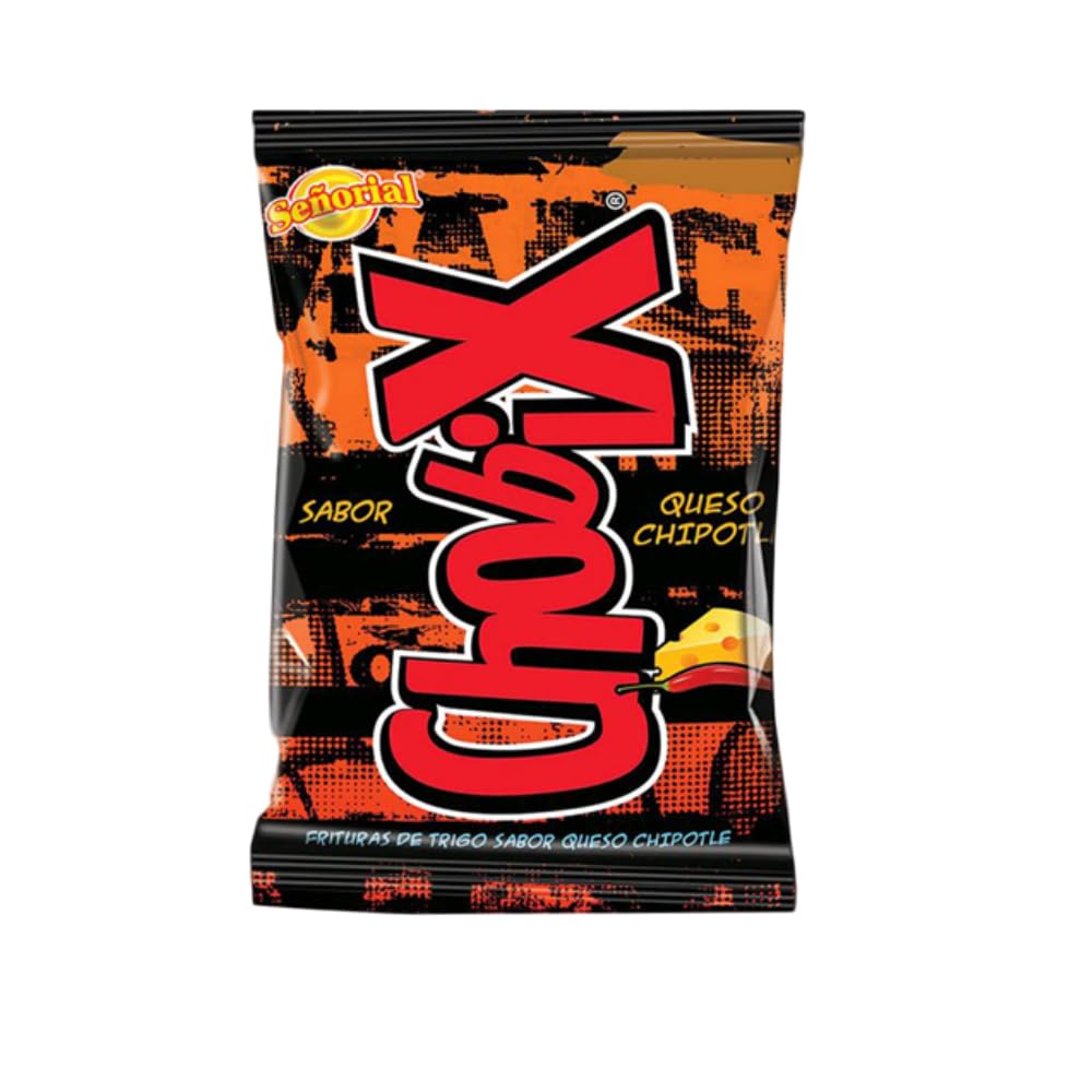 Senorial Chobix Chipotle and Cheese box 12 pack (3.5 oz each) Guatemala snack