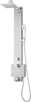 Blue Ocean SPS822A 48" Stainless Steel Shower Panel Tower - Rainfall Head, Handheld Wand & Tub Spout, Easy Install