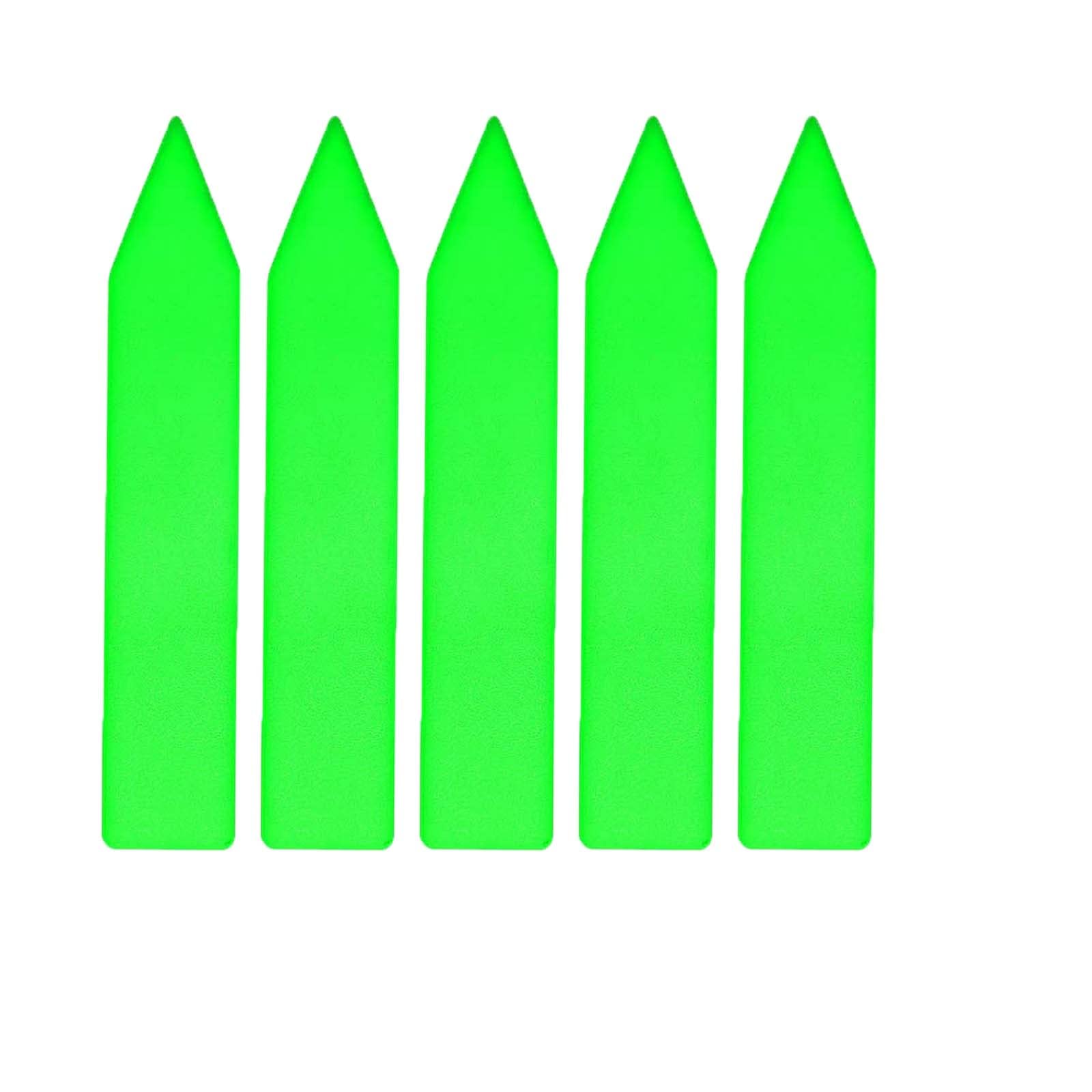 TopHomer Plastic Plant Labels Markers, 2 inch Thicken Waterproof Nursery Garden Tags for Herbs Vegetables Flowers Seed Potted Plants 300PCS Green
