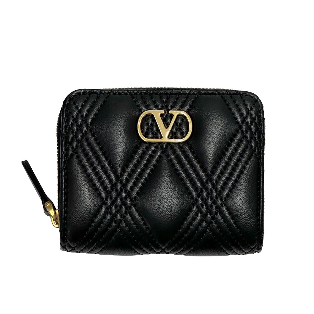 Amazon | (ヴァレンティノ) VALENTINO 二つ折り財布 ブラック P0AS2MIC