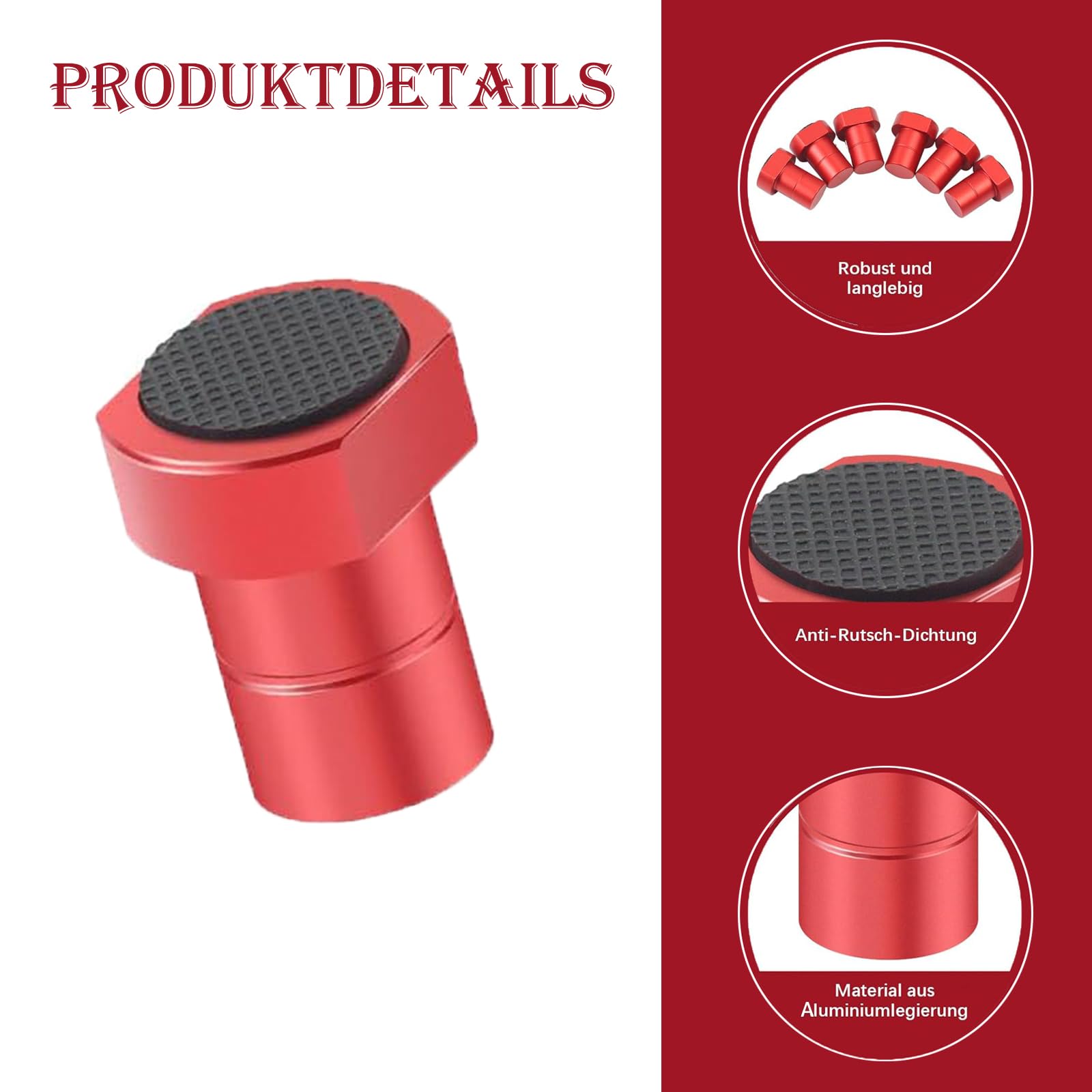 8 pièces Serrage de Table à Bois 20mm, Serrage en Alliage d'Aluminium pour Établi de Travail du Bois, Pince pour Chien, Accessoire pour Tendeurs Plats Sur Banc de Rabotage pour Fixer les Pièces