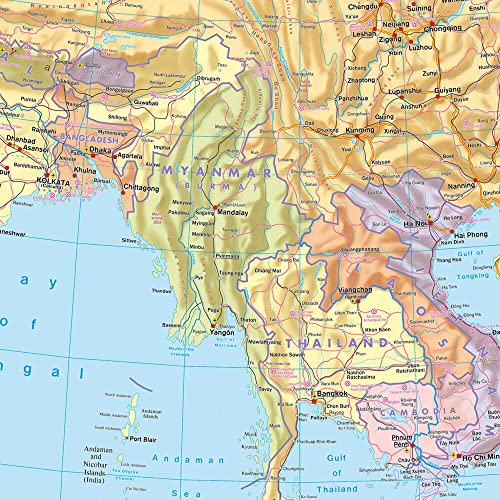 Asia Politica 1:9.000.000 - 2