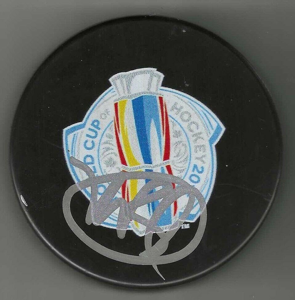 Mike Babcock Signed 2016 World Cup Of Hockey Puck Canada Toronto Maple Leafs - Autographed Olympic Pucks