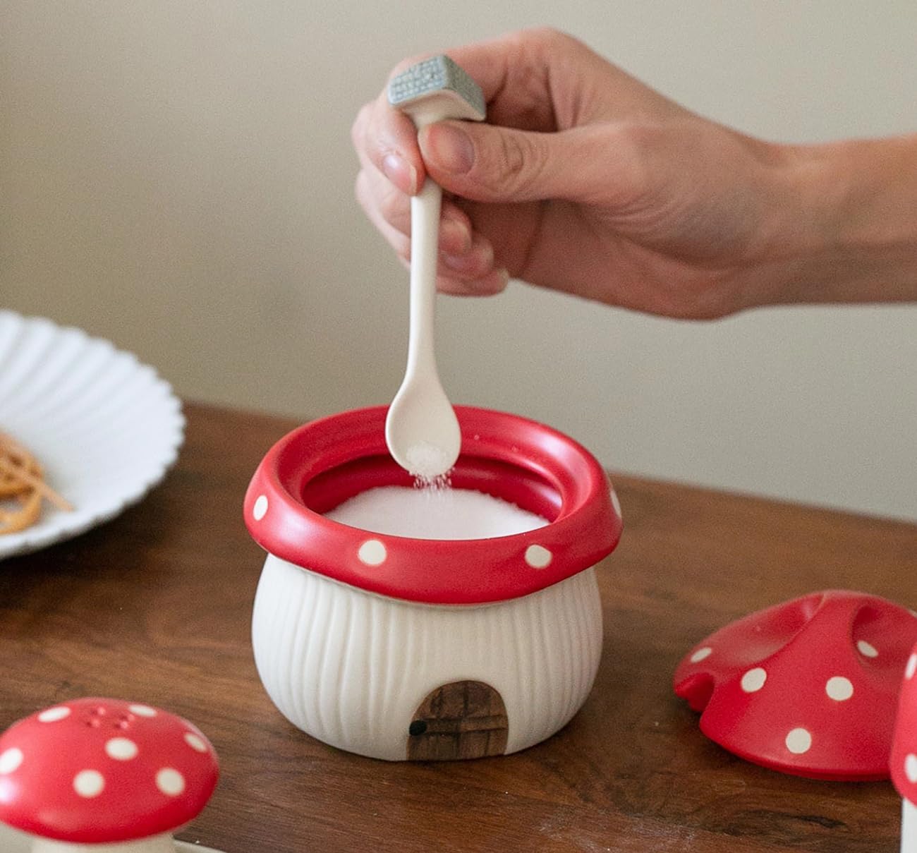 Ceramic Sugar Bowl & French Onion Soup Bowl