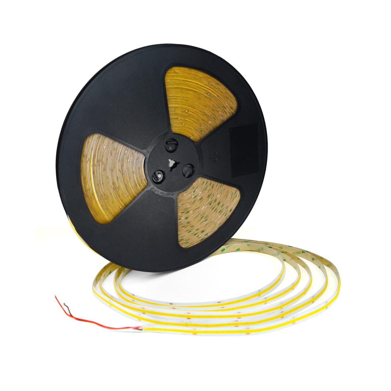 G.W.S® LED COB Seamless Strip Light, DC48V 10M Roll, Neutral White 4000K, 10MM Wide, 504 LEDs/M, 6W/M, Flexible Rope Tape
