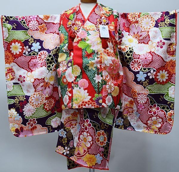 Modern Antenna☆高貴な鳥尽くしで後ろ姿も瀟洒☆7歳七五三向け祝い着