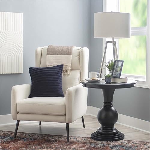 Miniatura 2 de Powell Muebles Aspen Mesa redonda de madera en negro