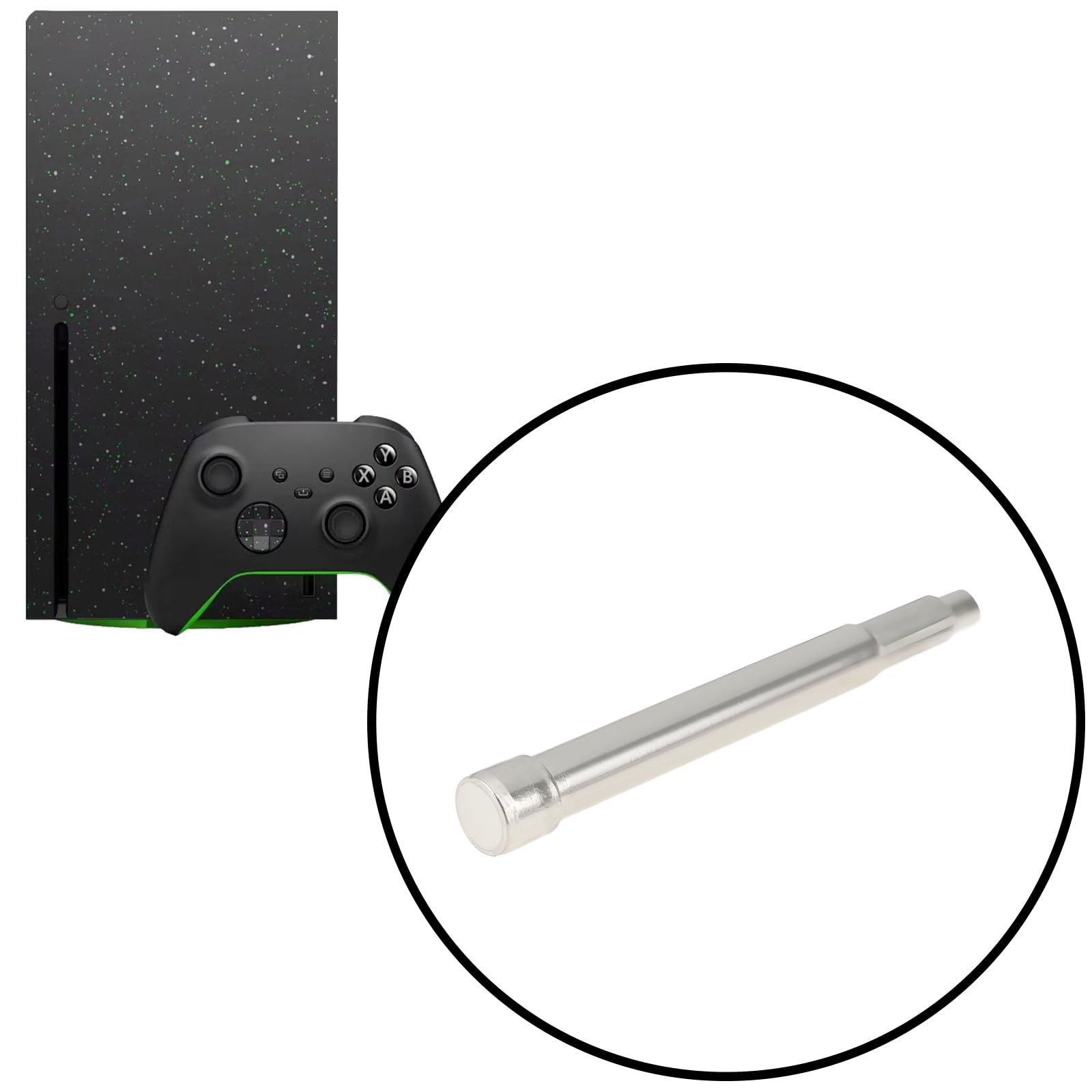Briny River 2 zestawy sprężyn kontrolera spustu LT RT i metalowy pręt osi pinów kompatybilny z Xbox Series X/S